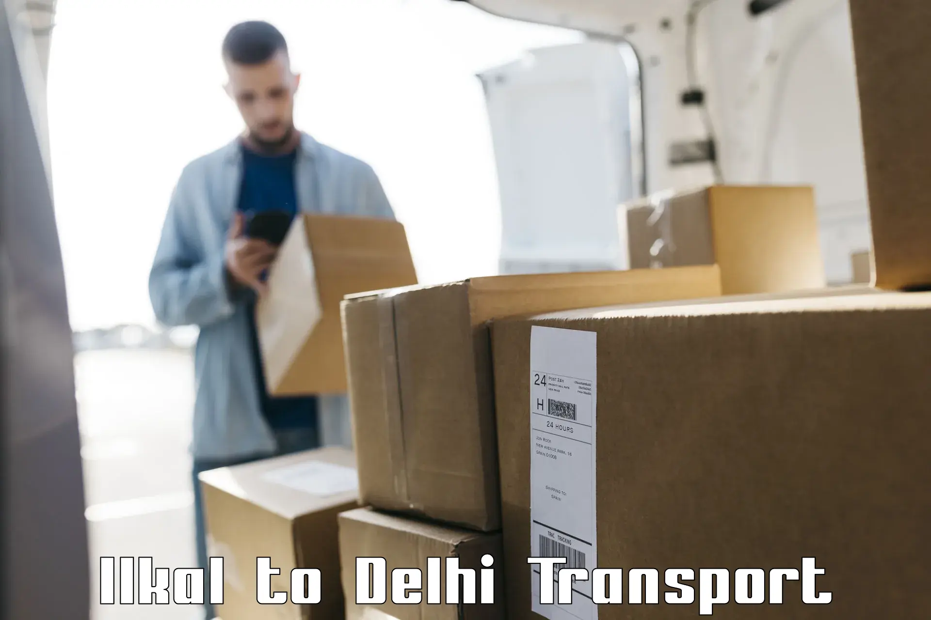 Transportation services Ilkal to Delhi Technological University DTU