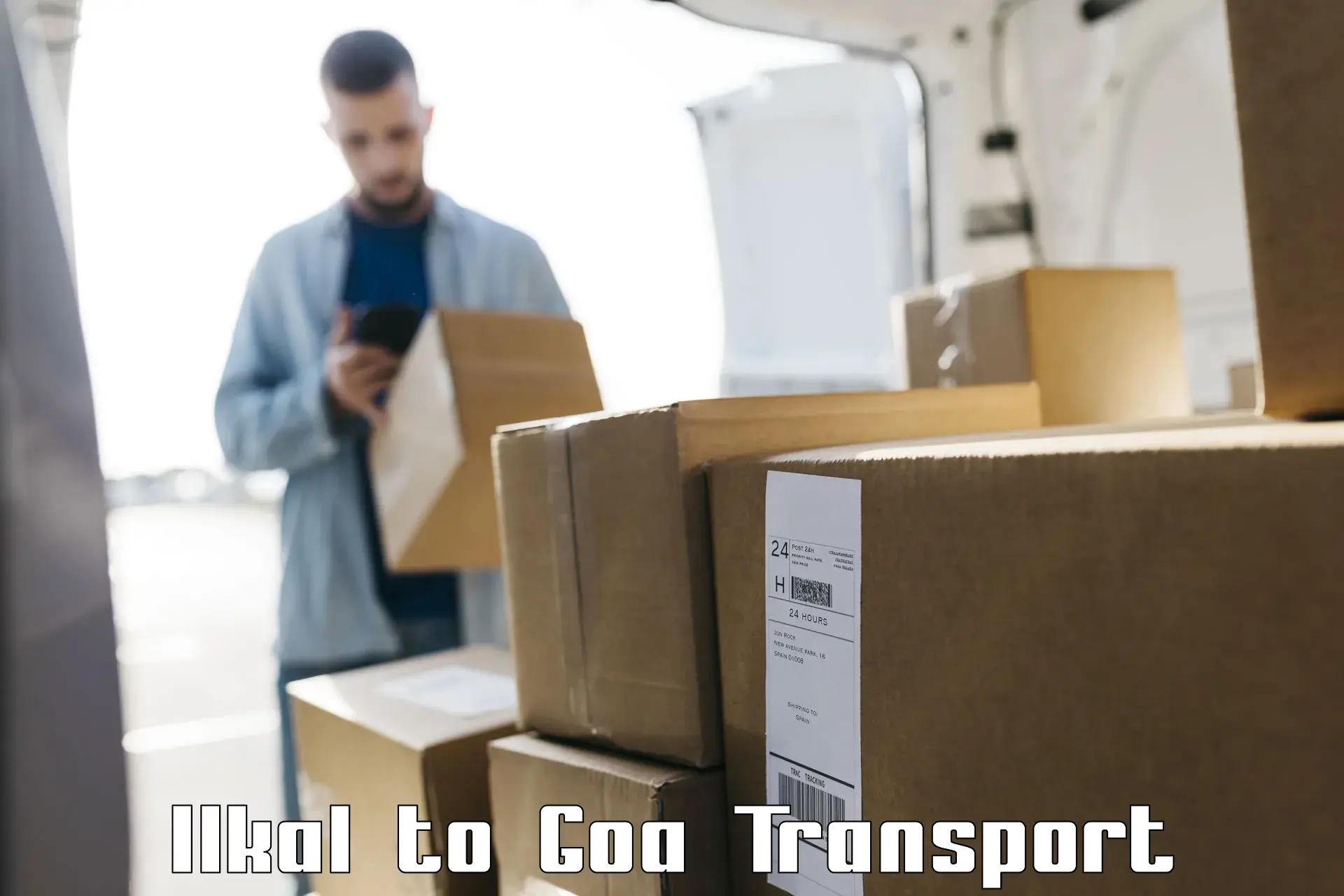 Domestic goods transportation services Ilkal to Goa University