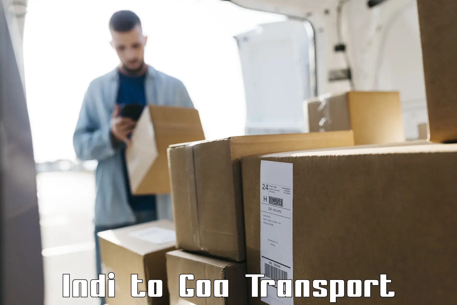 Vehicle courier services in Indi to IIT Goa