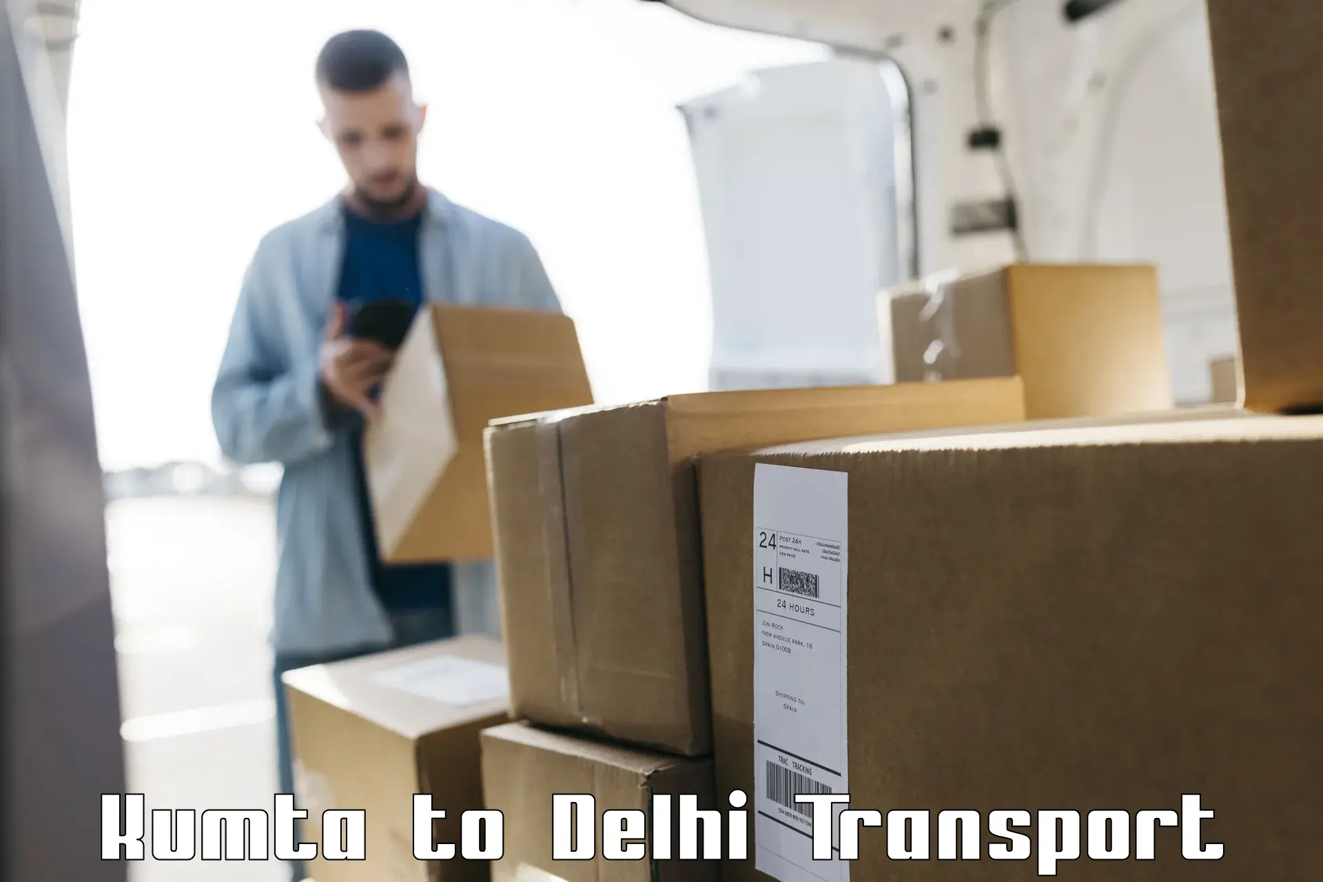 Online transport service Kumta to University of Delhi