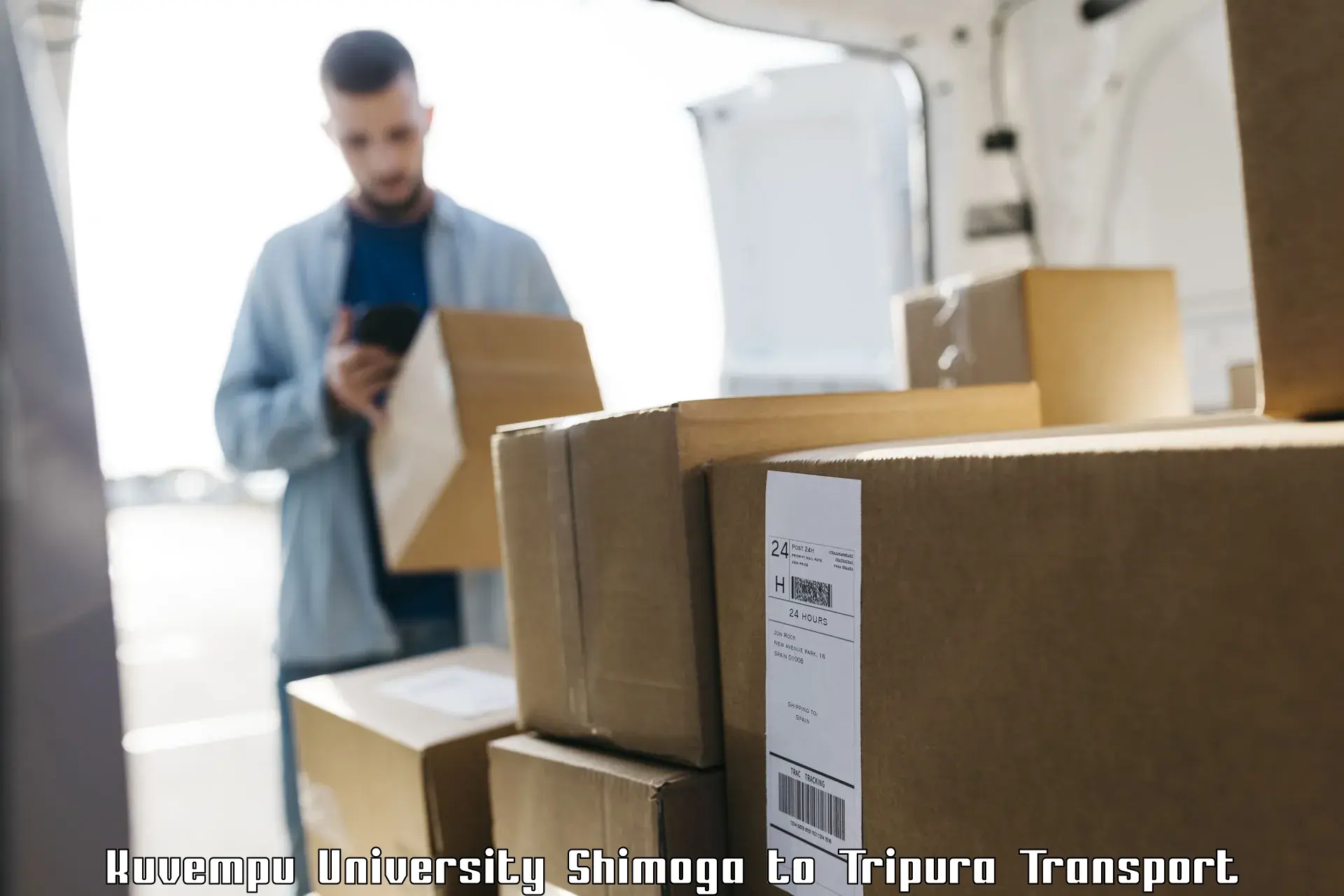Cargo transport services Kuvempu University Shimoga to NIT Agartala