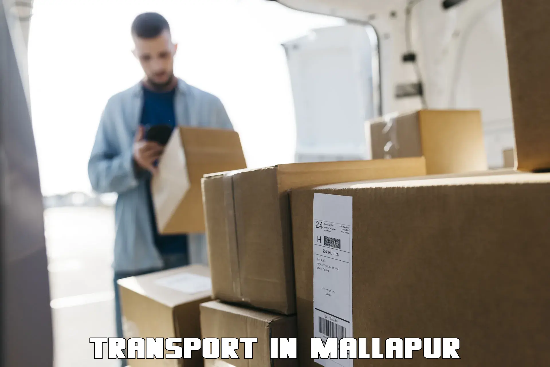 Two wheeler parcel service in Mallapur