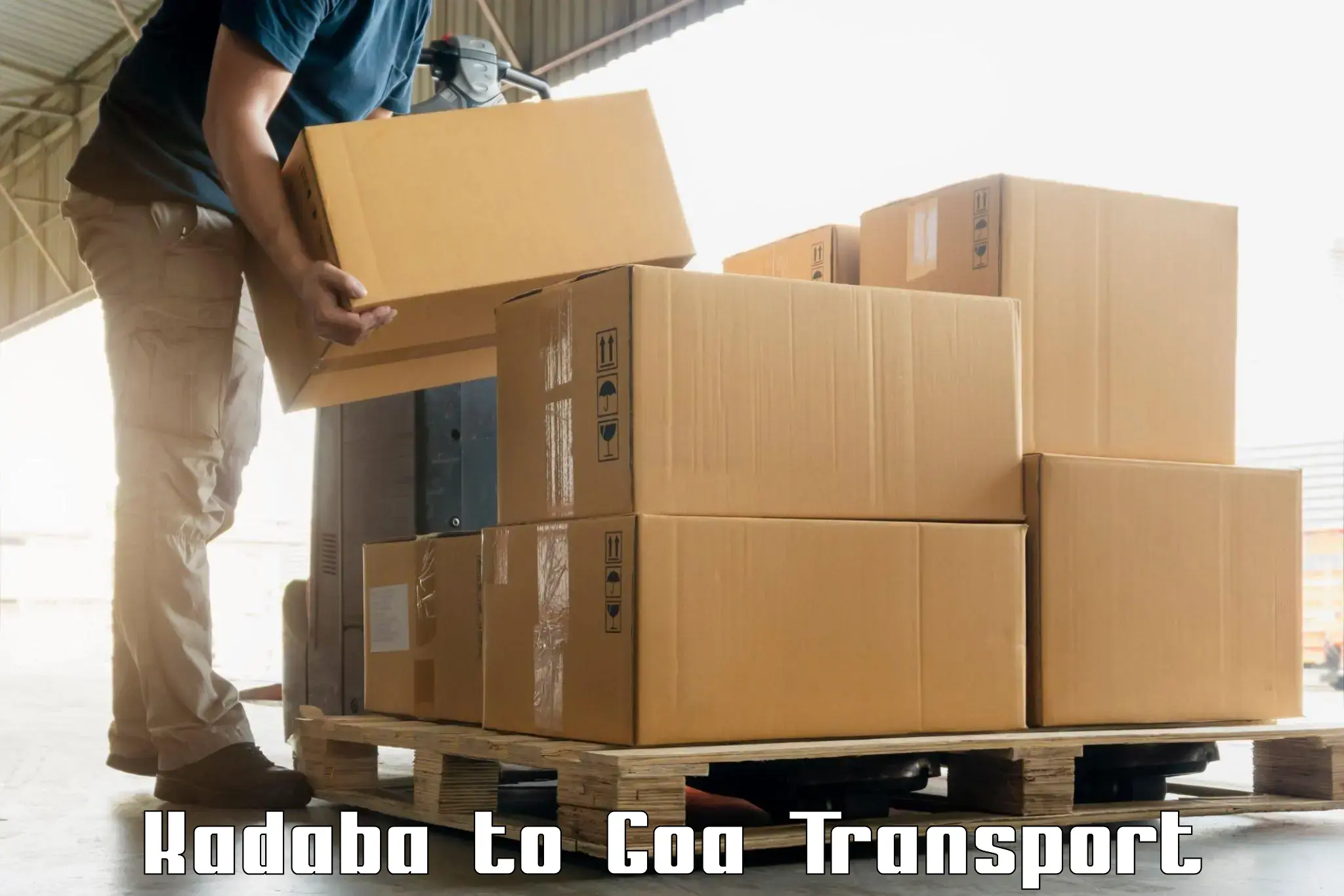 Domestic transport services in Kadaba to Vasco da Gama