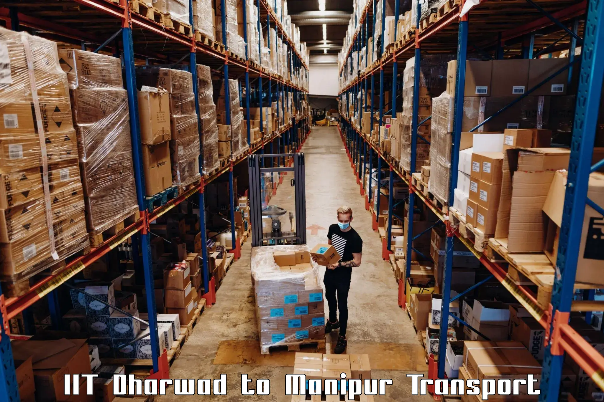 Goods transport services IIT Dharwad to Manipur