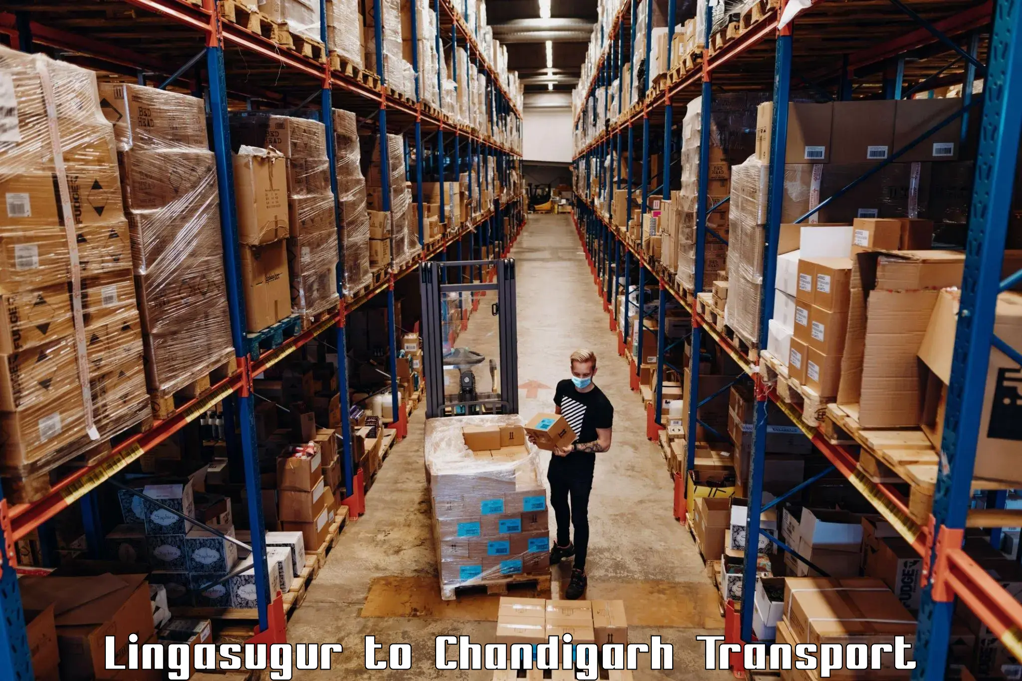 Part load transport service in India in Lingasugur to Chandigarh