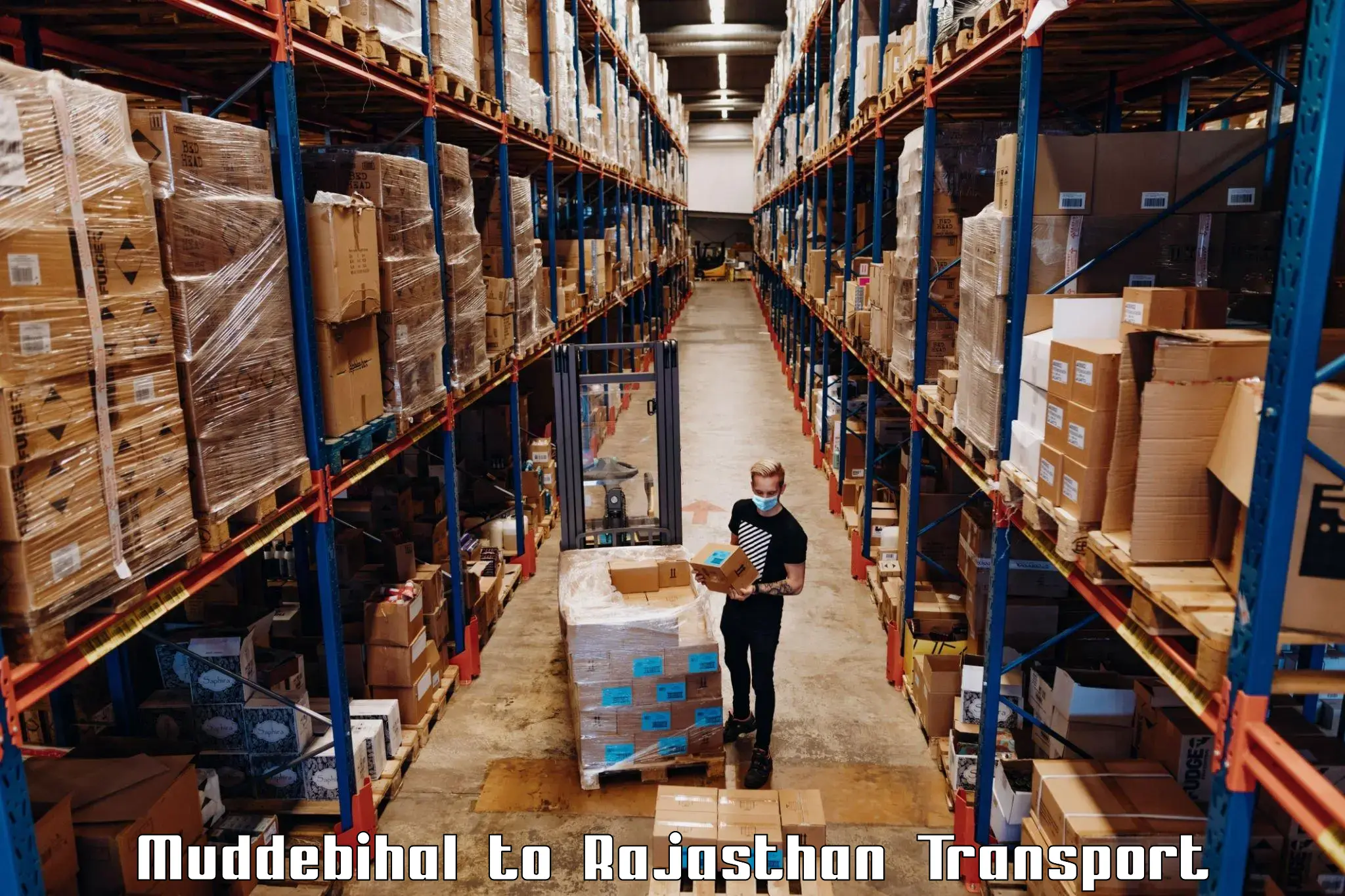 Interstate goods transport Muddebihal to Behror